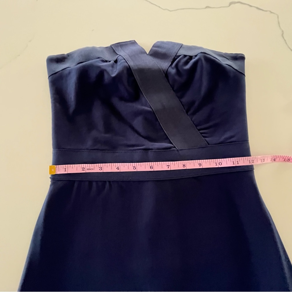 BLQ. Mkt - Mixology - Strapless Mini Dress - Navy Blue - Silver Back Zipper - S - Picture 7 of 9